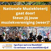 Nationale Muziekloterij gaat door