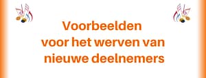 Werving deelnemers Muziekloterij
